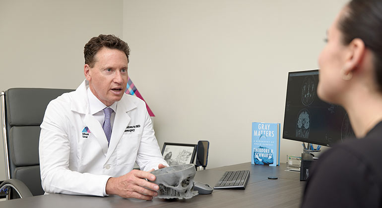 Image of doctor with patient